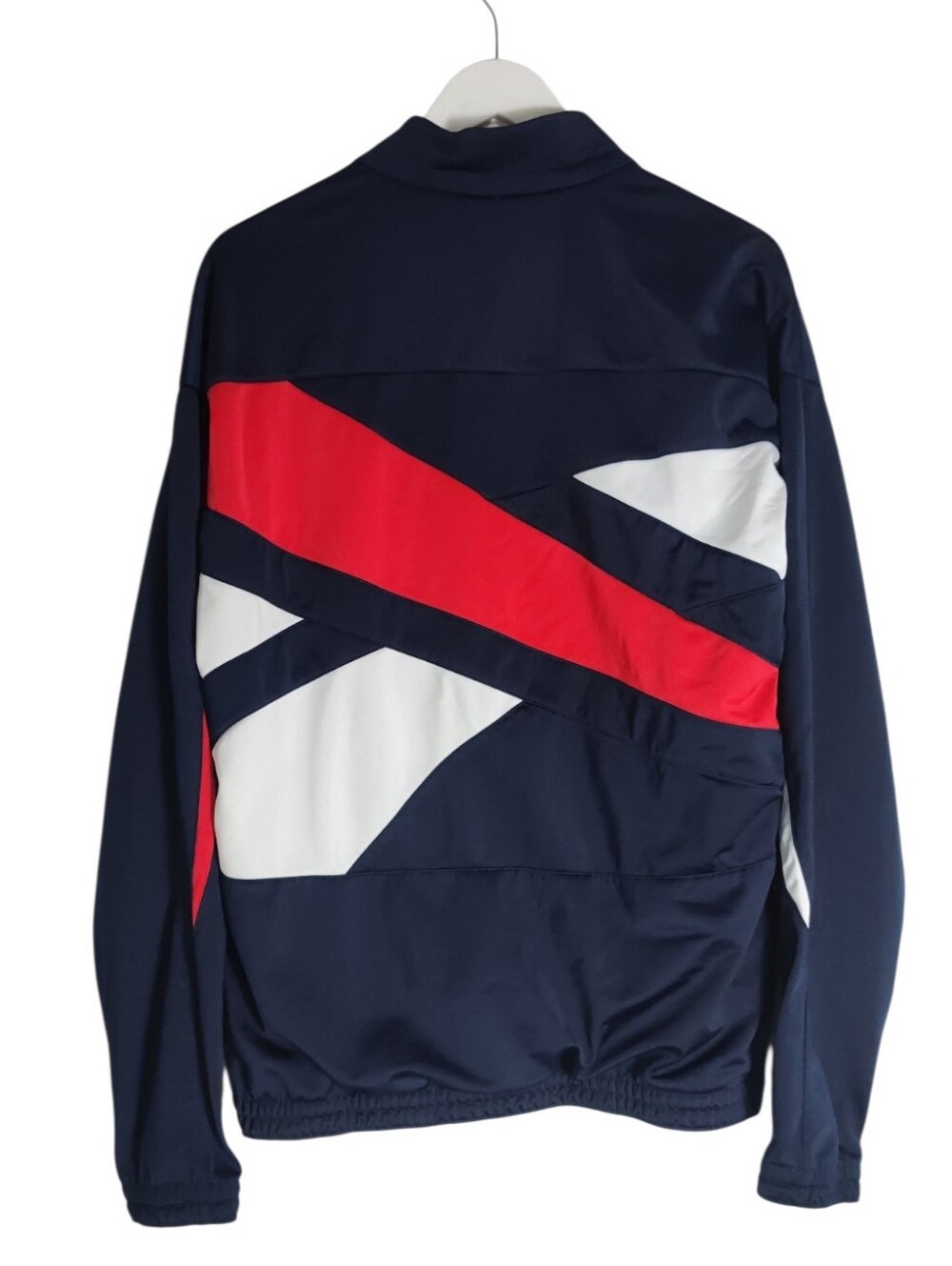 Mens Navy Reebok Classic Vector Track Jacket Sz Medium